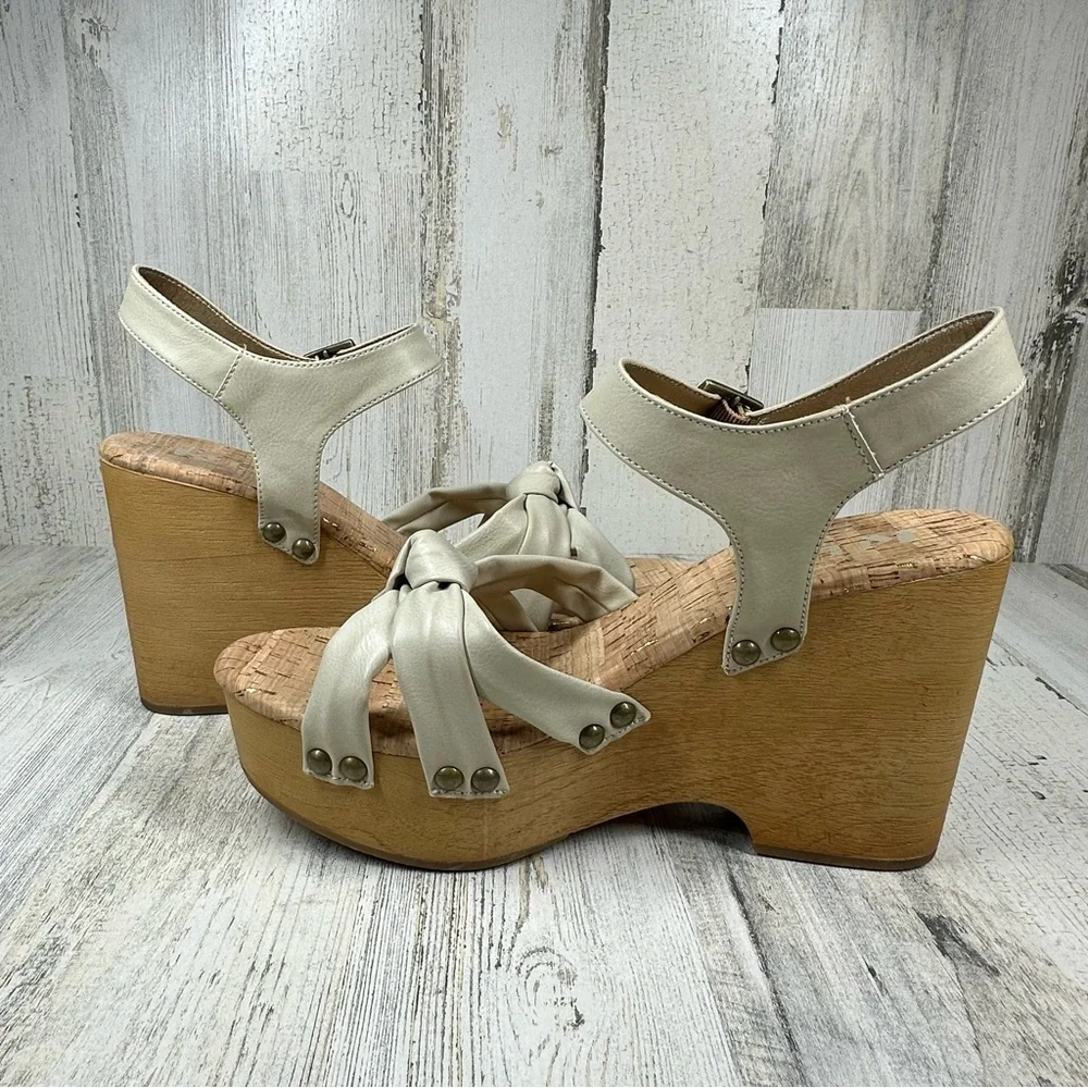 Korks Wedge‎ Sandal Women's 10 Dawson Women's Sandal Faux Leather Platform